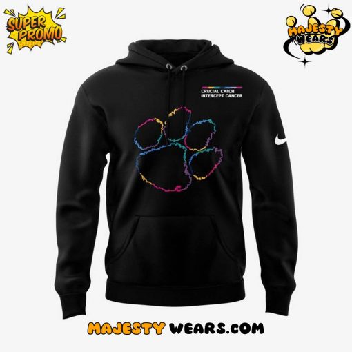 Clemson Tigers x Crucial Catch Intercept Cancer 2025 Special Hoodie