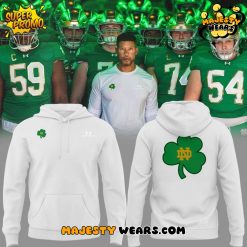 Coach Marcus Freeman White Green Hoodie