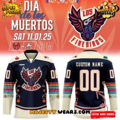 Coachella Valley Firebirds 2025 Día de Los Muertos Custom Hockey Jersey