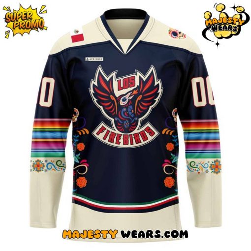 Coachella Valley Firebirds 2025 Día de Los Muertos Custom Hockey Jersey