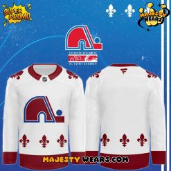 Colorado Avalanche Heritage White Hockey Jersey
