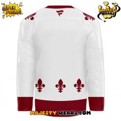 Colorado Avalanche Heritage White Hockey Jersey