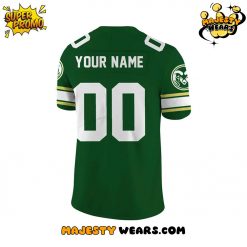 Colorado State Rams SNOW DAYS Custom Football Jersey Green