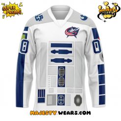Columbus Blue Jackets 2025 Star Wars Night Custom Hockey Jersey