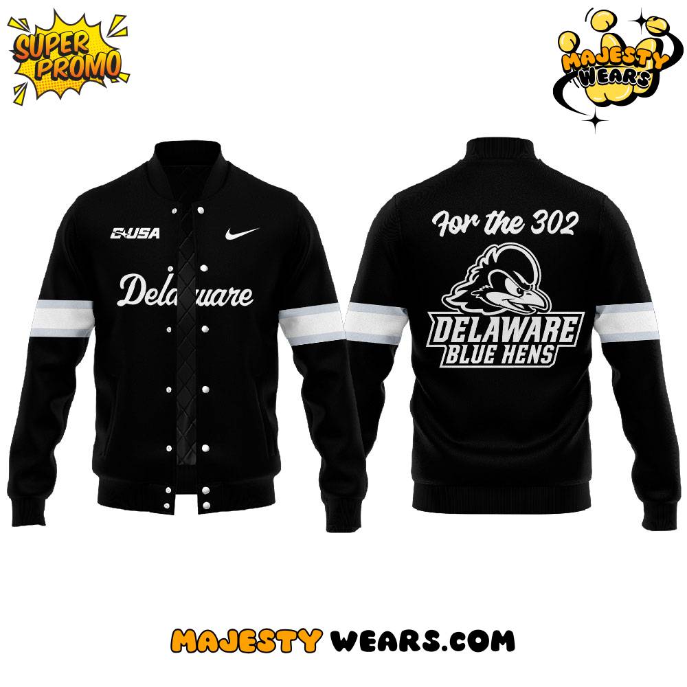 Delaware Fightin’ Blue Hens Midnight Collection Special Baseball Jacket Delaware Fightin’ Blue Hens Midnight Collection Special Baseball Jacket