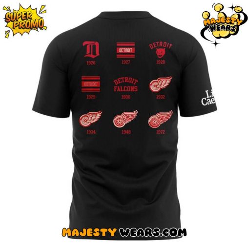 Detroit Red Wings Centennial Original Special Black T-Shirt