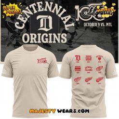 Detroit Red Wings Centennial Original Special Cream T-Shirt
