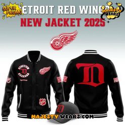 Detroit Red Wings Special New Logo Baseball Jacket