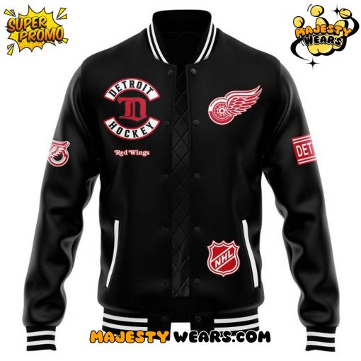 Detroit Red Wings Special New Logo Baseball Jacket