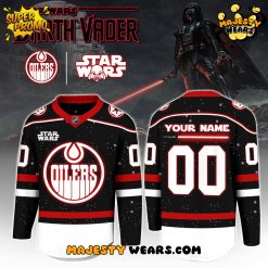 Edmonton Oilers x Star Wars Dark Side Galactic Edition Custom Hockey Jersey Edmonton Oilers x Star Wars Dark Side Galactic Edition Custom Hockey Jersey