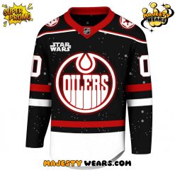 Edmonton Oilers x Star Wars Dark Side Galactic Edition Custom Hockey Jersey Edmonton Oilers x Star Wars Dark Side Galactic Edition Custom Hockey Jersey
