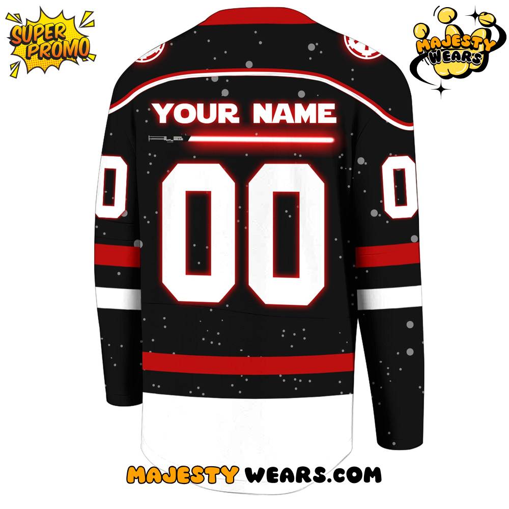 Edmonton Oilers x Star Wars Dark Side Galactic Edition Custom Hockey Jersey Edmonton Oilers x Star Wars Dark Side Galactic Edition Custom Hockey Jersey