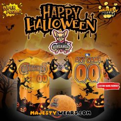 El Paso Chihuahuas Happy Halloween Custom Baseball Jersey