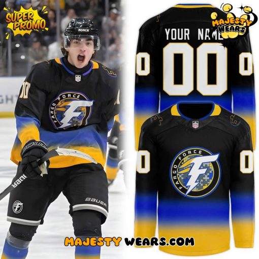 Fargo Force Autism Awareness Night Custom Hockey Jersey