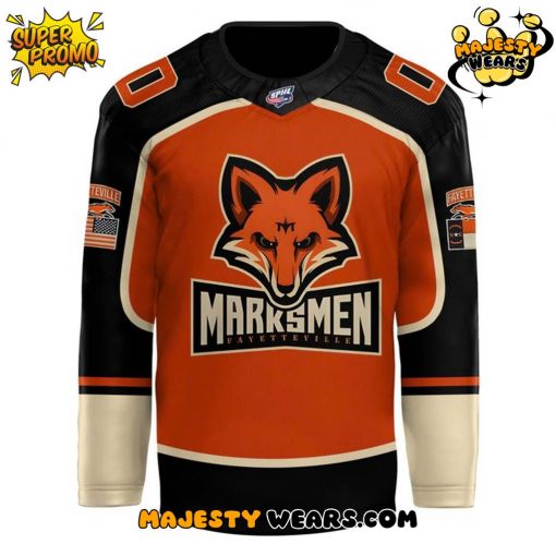 Fayetteville Marksmen 2025-26 Alternate Custom Hockey Jersey