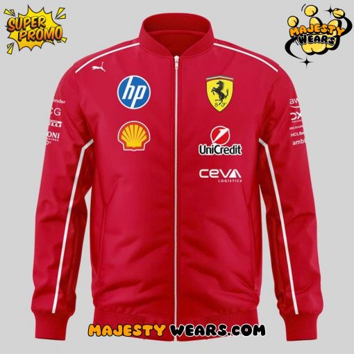 Ferrari 2025 F1 Team Bomber Jacket – Limited Edition