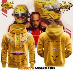 Ferrari Lewis Hamilton Premium F1 Helmet Special Hoodie