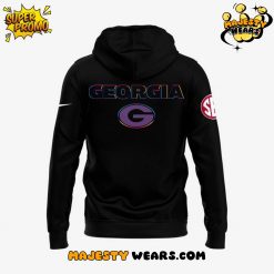 Georgia Bulldogs x Crucial Catch Intercept Cancer 2025 Special Hoodie