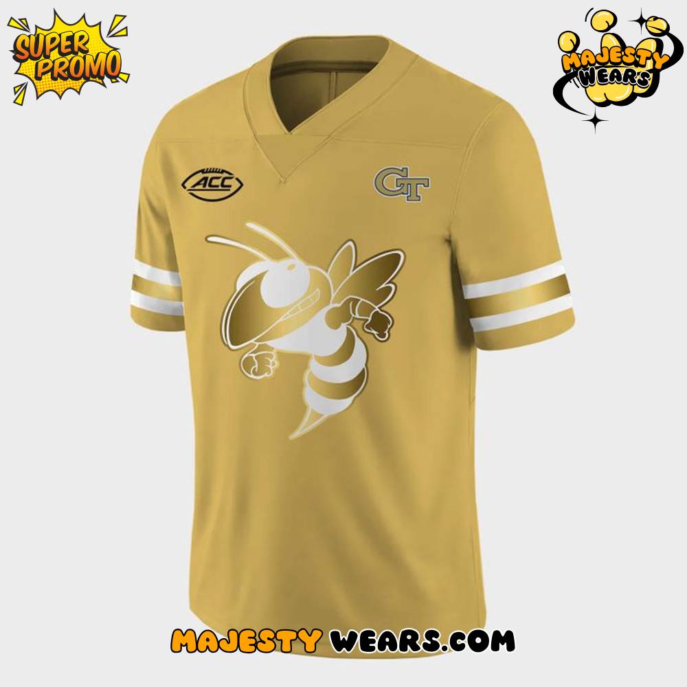 Georgia Tech Yellow Jackets Special New Gold Football Jersey Georgia Tech Yellow Jackets Special New Gold Football Jersey