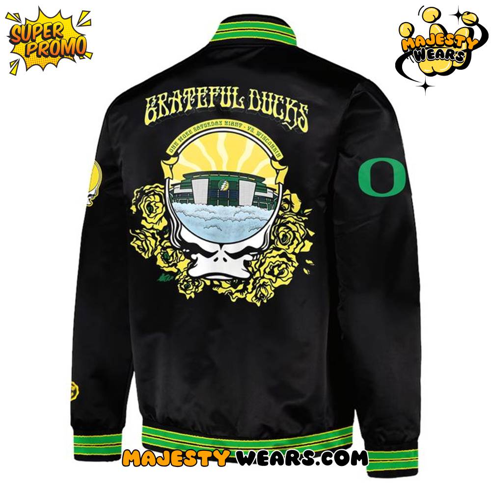 Grateful Dead x Oregon Duck Football Special Bomber Jacket Grateful Dead x Oregon Duck Football Special Bomber Jacket