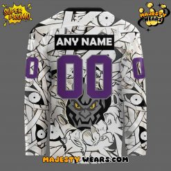 Greensboro Gargoyles BOO-tiful game-worn Monster Mash Custom Hockey Jersey Greensboro Gargoyles BOO-tiful game-worn Monster Mash Custom Hockey Jersey