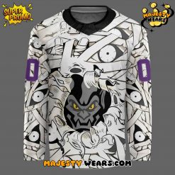 Greensboro Gargoyles BOOtiful gameworn Monster Mash Custom Hockey Jersey
