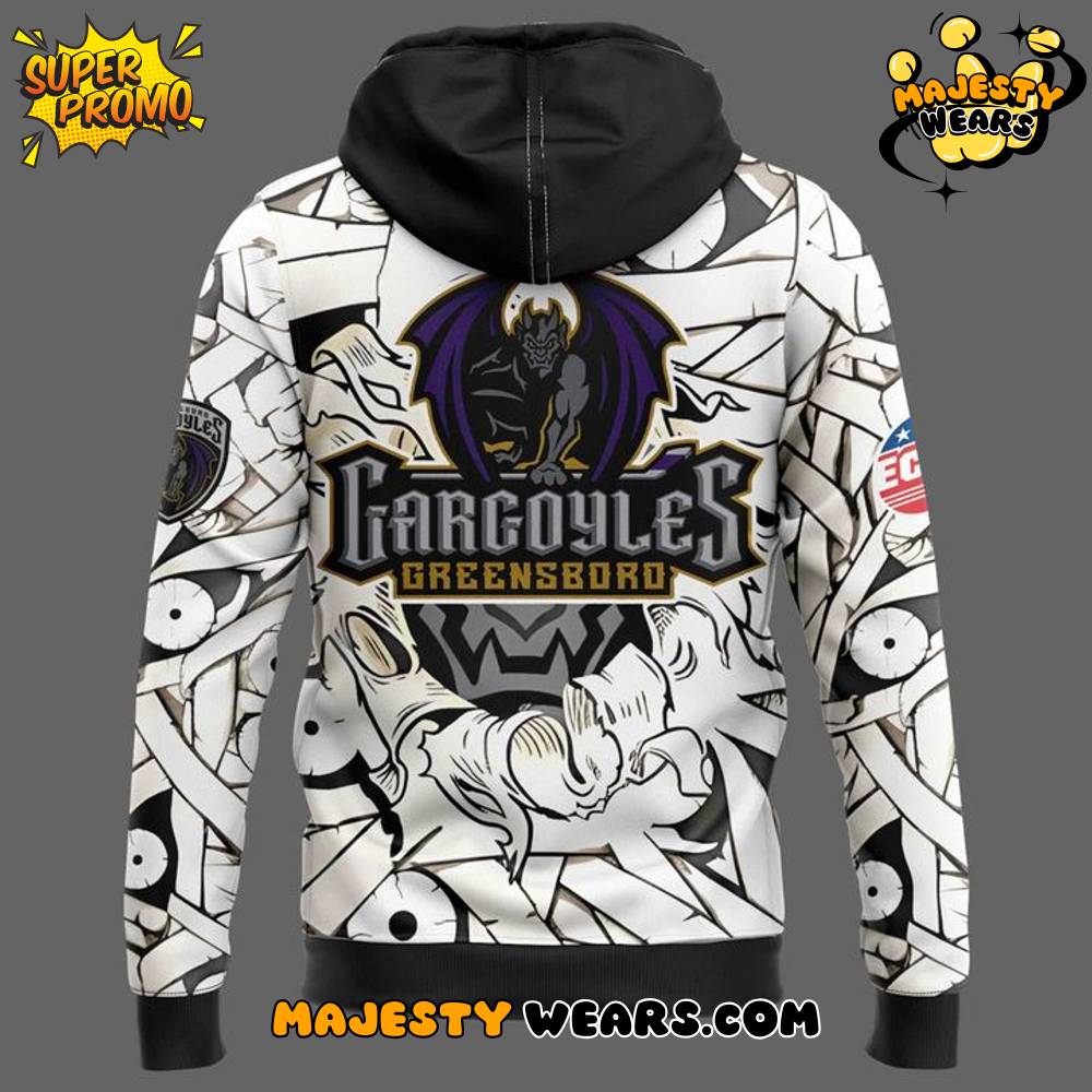 Greensboro Gargoyles BOO-tiful game-worn Monster Mash Special Hoodie Greensboro Gargoyles BOO-tiful game-worn Monster Mash Special Hoodie