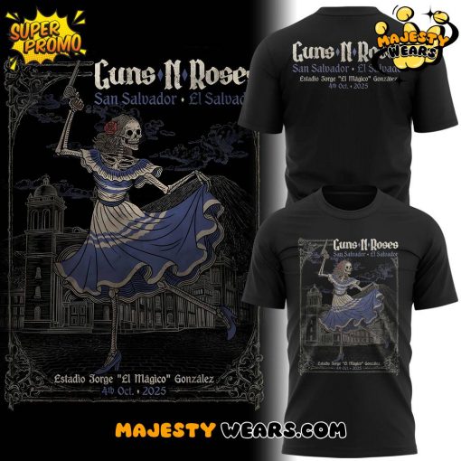Guns N’ Roses to El Salvador Tour 2025 Special Tee