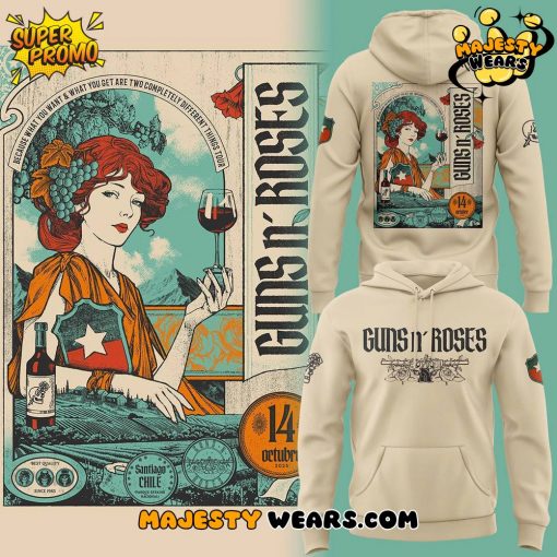Guns N’ Roses to Santiago Tour 2025 Special Hoodie