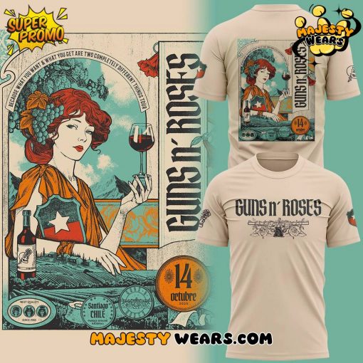 Guns N’ Roses to Santiago Tour 2025 Special Tee