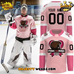 Hershey Bears 2025 Pink in the Rink Custom Hockey Jersey