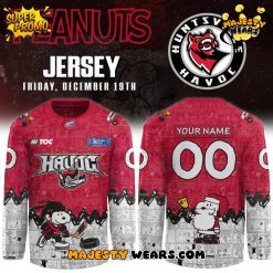 Huntsville Havoc Peanuts Night 2025 Custom Hockey Jersey