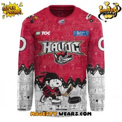 Huntsville Havoc Peanuts Night 2025 Custom Hockey Jersey