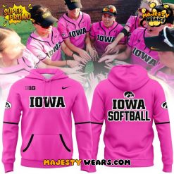 Iowa Hawkeyes Softball Special Pink Hoodie