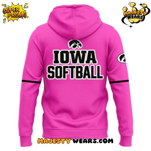 Iowa Hawkeyes Softball Special Pink Hoodie