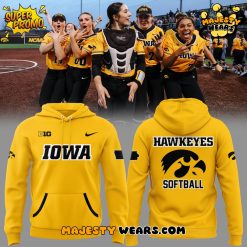 Iowa Hawkeyes Softball Special Yellow Hoodie