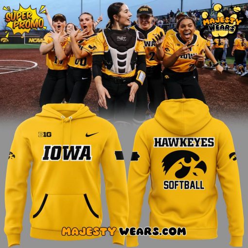 Iowa Hawkeyes Softball Special Yellow Hoodie