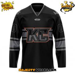 Kansas City Mavericks 2025-26 Blackout Custom Hockey Jersey
