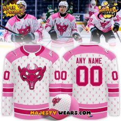Kelowna Rockets 2025 Canadian Cancer Night Custom Hockey Jersey