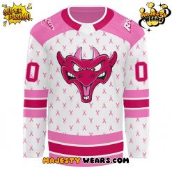 Kelowna Rockets 2025 Canadian Cancer Night Custom Hockey Jersey