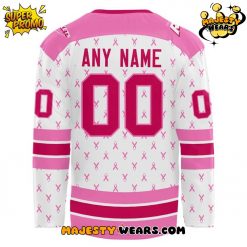 Kelowna Rockets 2025 Canadian Cancer Night Custom Hockey Jersey