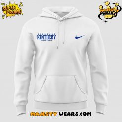 Kentucky Wildcats 2025 Coach Mark Pope White Hoodie