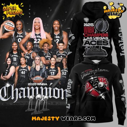 Las Vegas Aces 2025 WNBA CHAMPIONS Elevated Hoodie