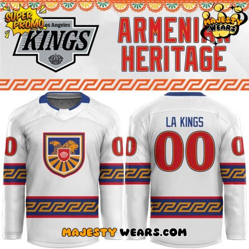 Los Angeles Kings x 2025 Armerian Heritage Custom Hockey Jersey