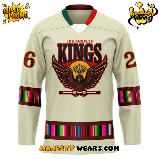 Los Angeles Kings x 2025 Mexican Heritage Custom Hockey Jersey
