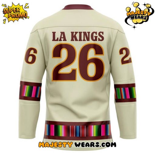 Los Angeles Kings x 2025 Mexican Heritage Custom Hockey Jersey