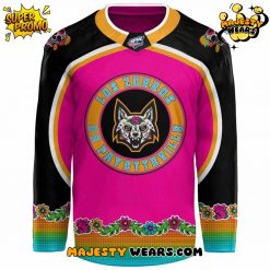 Los Zorros De Fayetteville 2025 Dia de los Muertos Custom Hockey Jersey