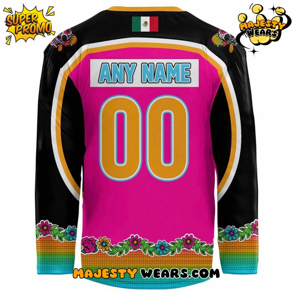 Los Zorros De Fayetteville 2025 Dia de los Muertos Custom Hockey Jersey Los Zorros De Fayetteville 2025 Dia de los Muertos Custom Hockey Jersey