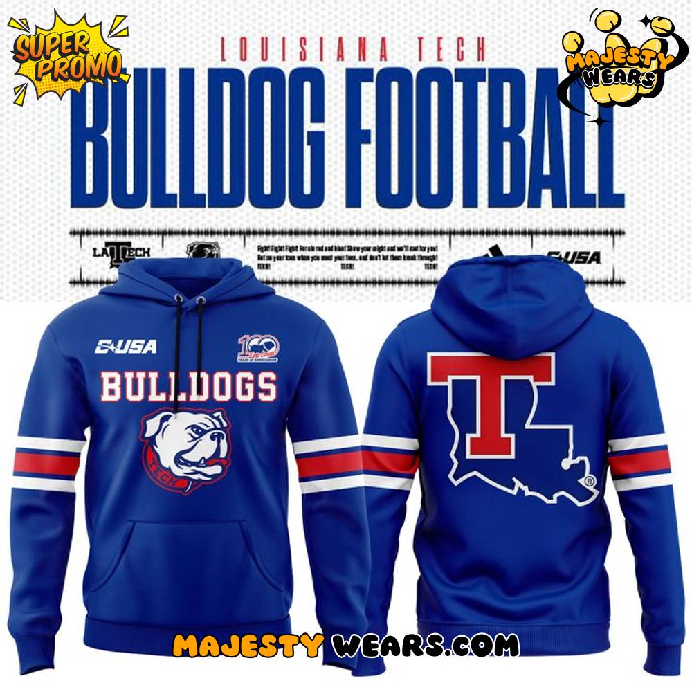 Louisiana Tech Bulldogs 100th Anniversary Limited Edition Hoodie Louisiana Tech Bulldogs 100th Anniversary Limited Edition Hoodie