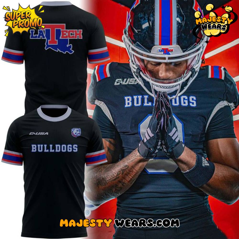 Louisiana Tech Bulldogs “Blackout” Gameday T-Shirt Louisiana Tech Bulldogs “Blackout” Gameday T-Shirt